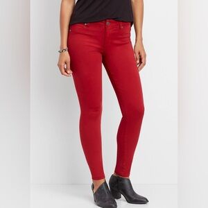 Maurice’s denimflex red jegging pants women’s XXS-Regular (fits like a 2/4)